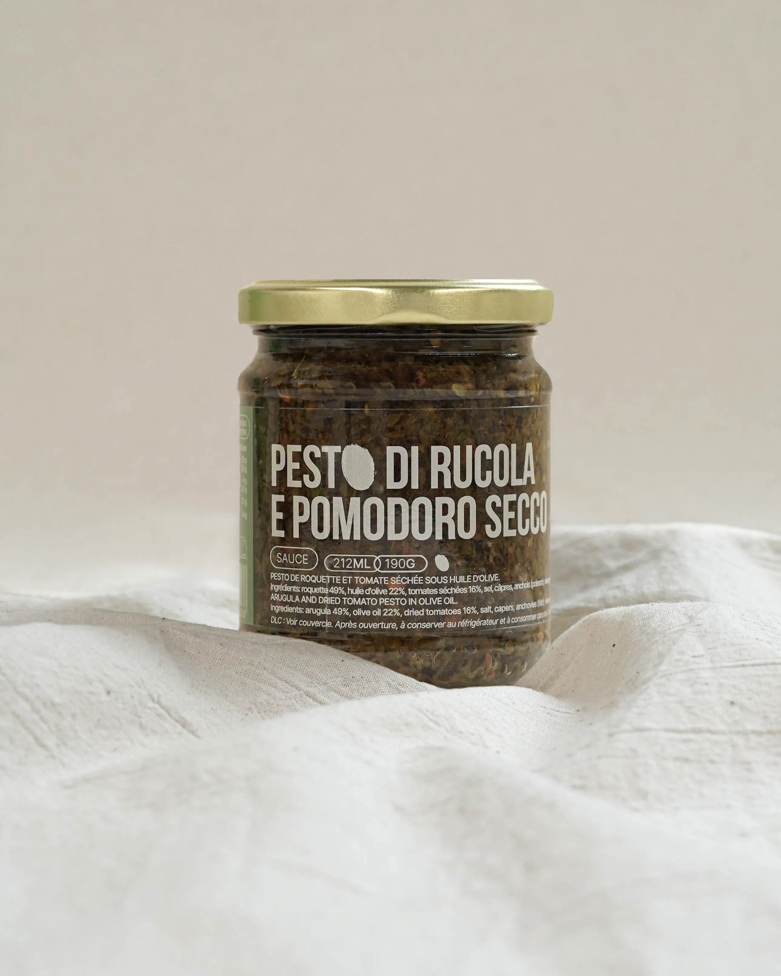 Sauces - Pesto de roquette et tomate séchée sous huile d'olive (190g)