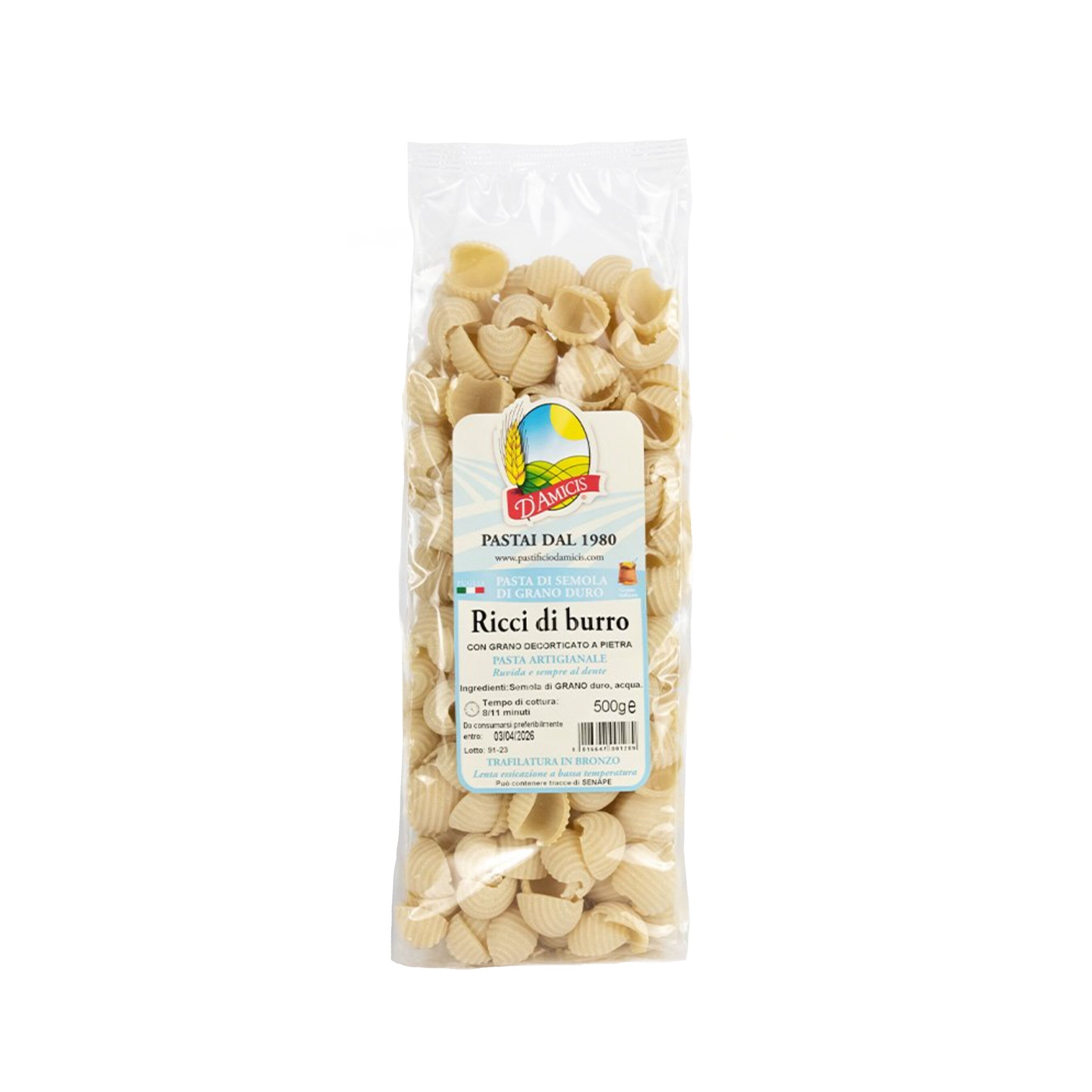 Pasta - Ricci di burro (500g)