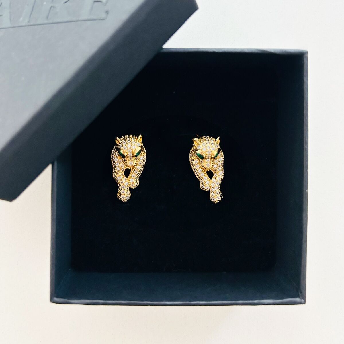 PENDIENTES LEOPARDO