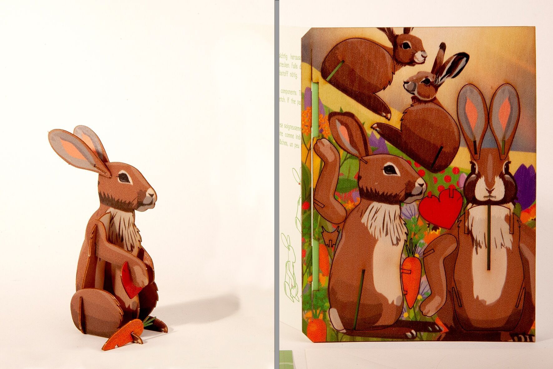 Hase - 3D Deko Bastelkarte