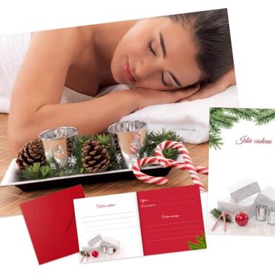 Ventana navideña y pack regalo | Cartelería y comunicación para salones de belleza.