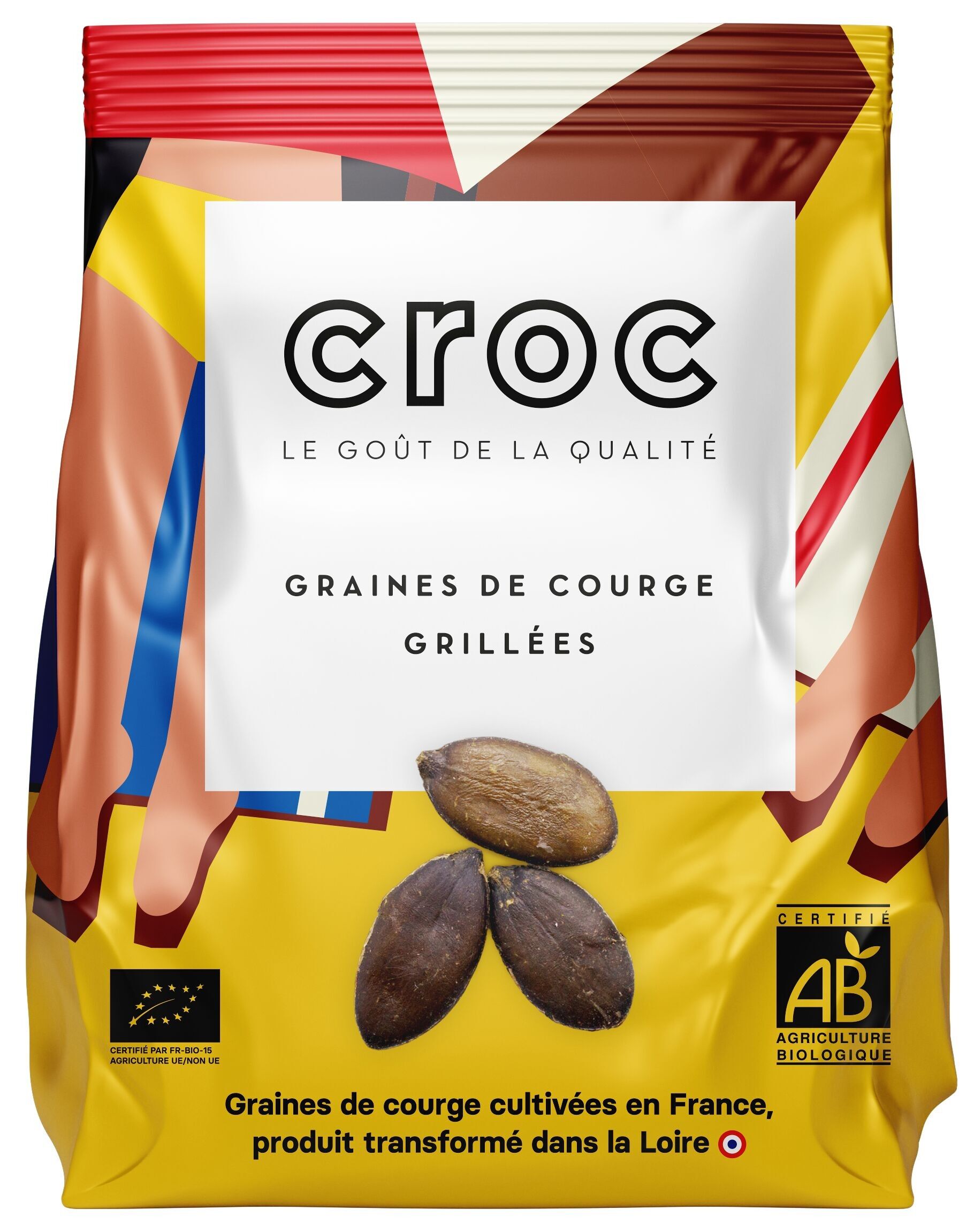CROC Trocken geröstete Kürbiskerne – Bio 100 g
