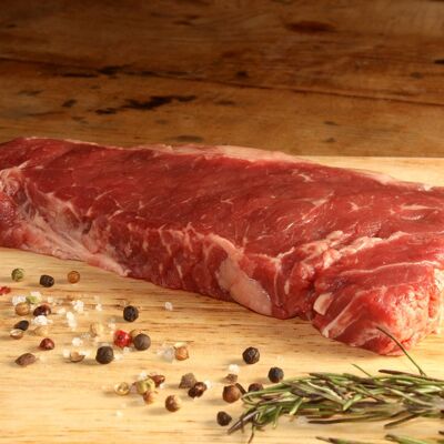 Aubrac sirloin steak portion