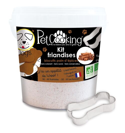 Kit pour friandises biscuits pain d'épices 400g