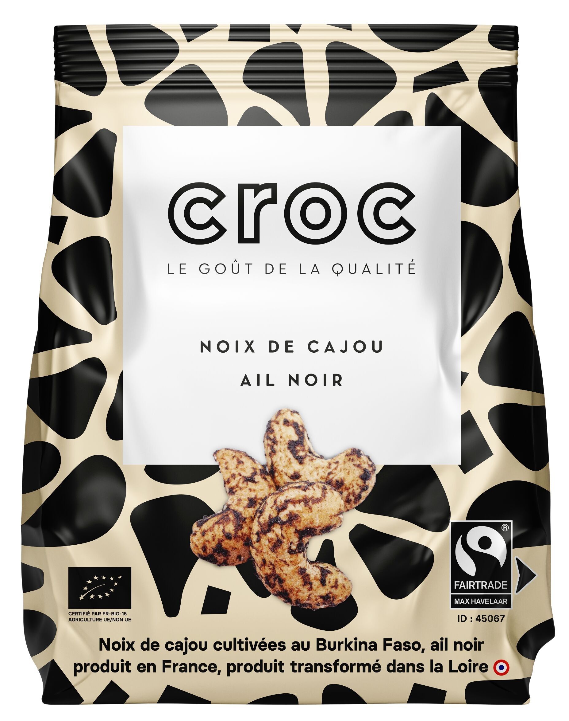 CROC Schwarzer Knoblauch Cashew - Bio Fair Trade 100 g