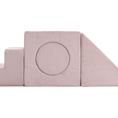 SHAPPY PLAYSET CORDUROY (anniversaire, aire de jeux, canapé de jeu, meuble de jeu, montessori, intégration sensorielle)