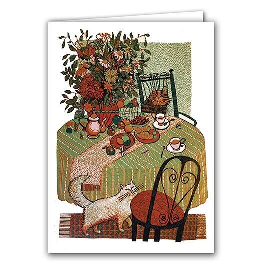 Biglietto di auguri vuoto - Tea Party