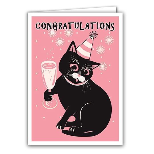 Biglietto di auguri di congratulazioni