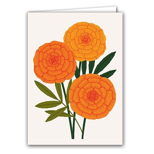 Biglietto di auguri vuoto - Marigold