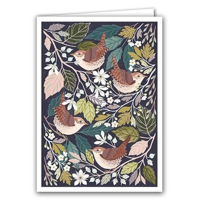 Carte de vœux vierge – Wrens