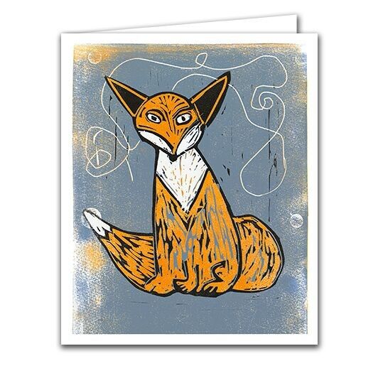 Biglietto di auguri vuoto - My Foxy