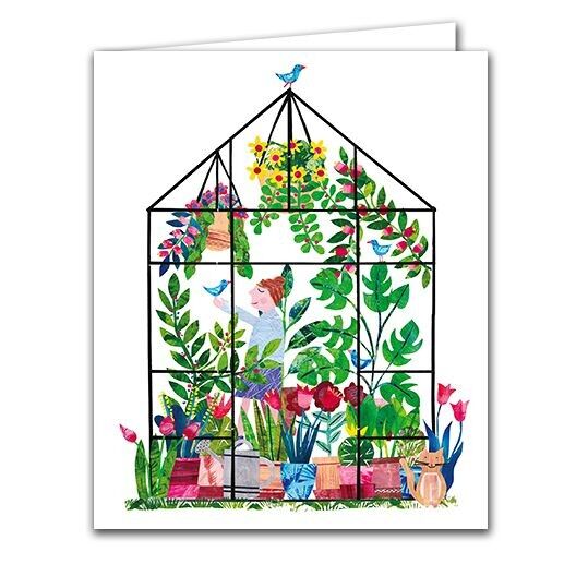 Carte de vœux vierge – Rêves de serre