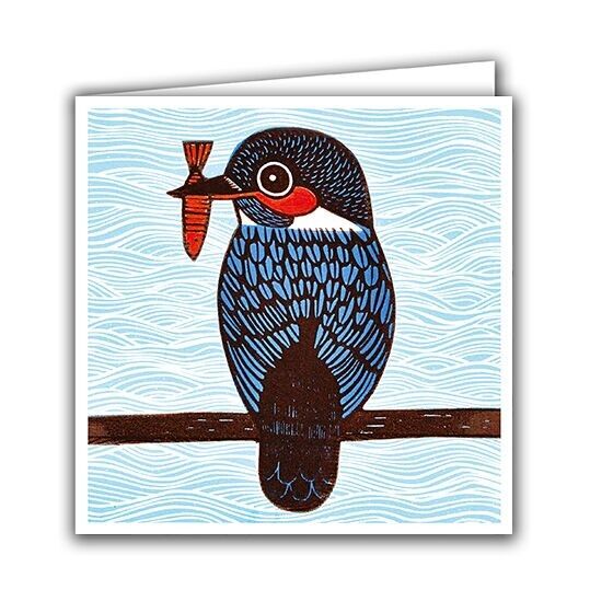 Blank Greeting Card - Kingfisher