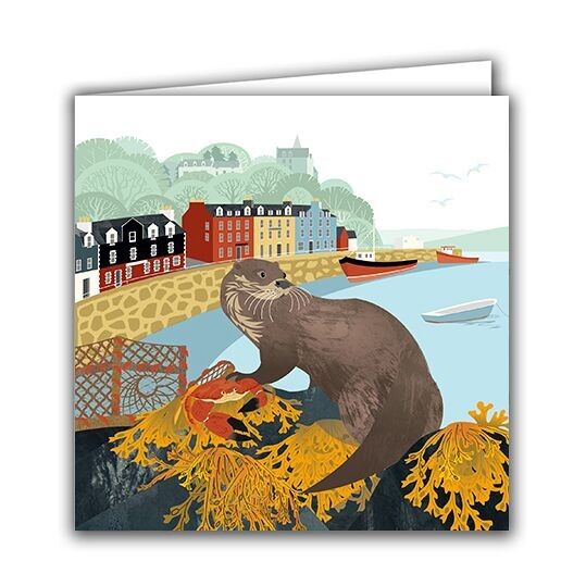 Blank Greeting Card - Tobermory Otter