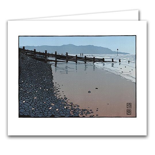 Blanko-Grußkarte - Buhnen