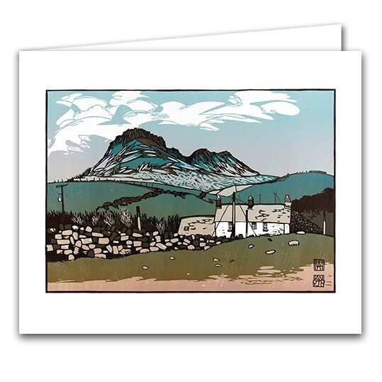 Blanko-Grußkarte - Moel y Gest