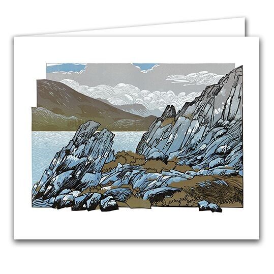 Tarjeta de felicitación en blanco - No hay más amigos que la piedra