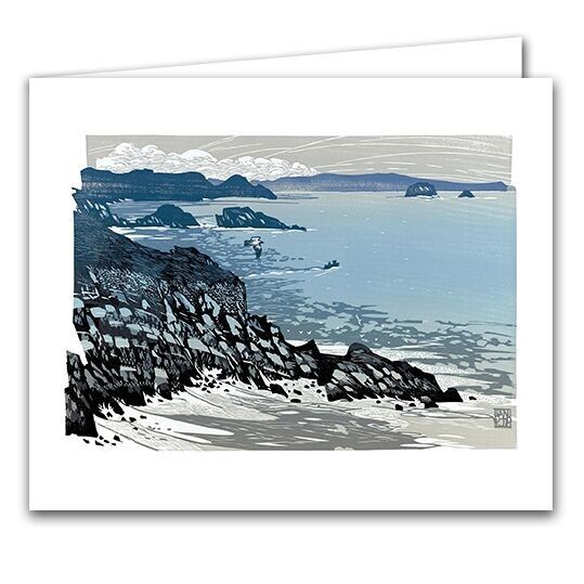 Blank Greeting Card - Morning Flight