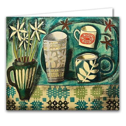 Biglietto d'auguri vuoto - La gentilezza di Atena