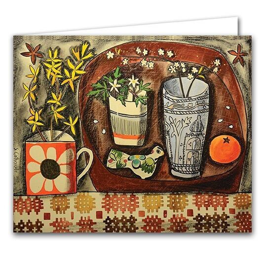 Biglietto di auguri vuoto - L'uccello messicano della signora Birchall