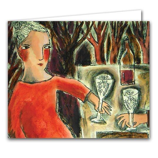 Biglietto di auguri vuoto - Santé