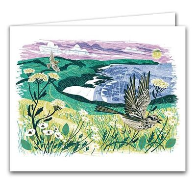 Biglietto di auguri vuoto - Gerrans Bay Skylarks