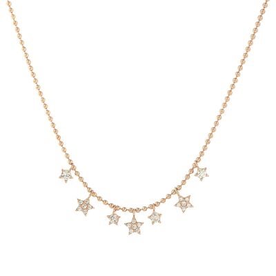 Shinnning stars necklace i