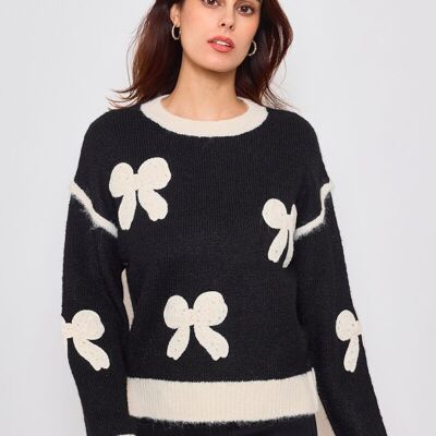 Maglia con patch in nastro