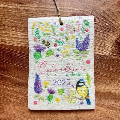 Calendrier à planter 2025 A6