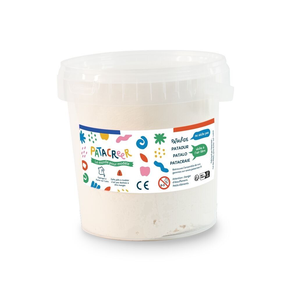 Secchio 2KG PATADUR | Argilla da modellare autoindurente per scultori in erba