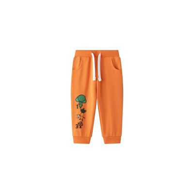 Pantalón Largo Color Naranja Bebé Niño