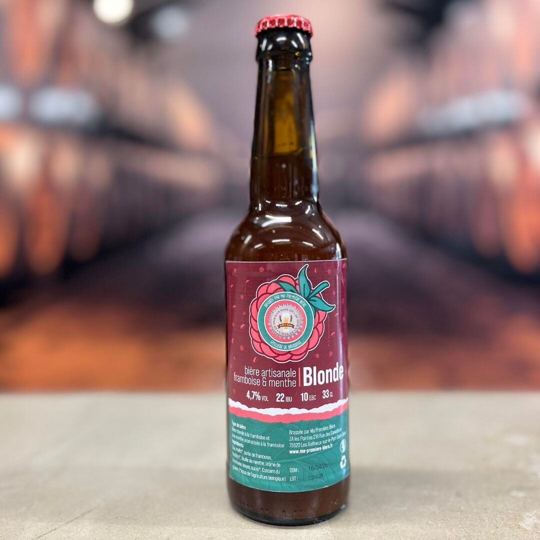 Birra al lampone e menta