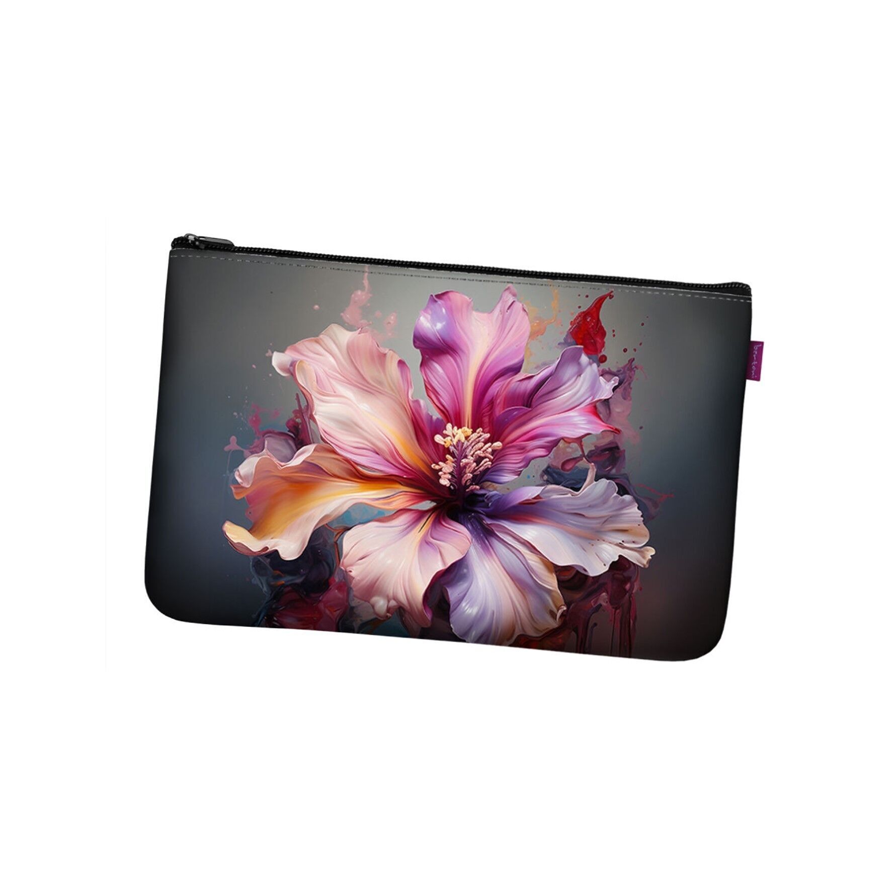 Livia Pochette De Fieltro Antracita Línea Pocket Bertoni