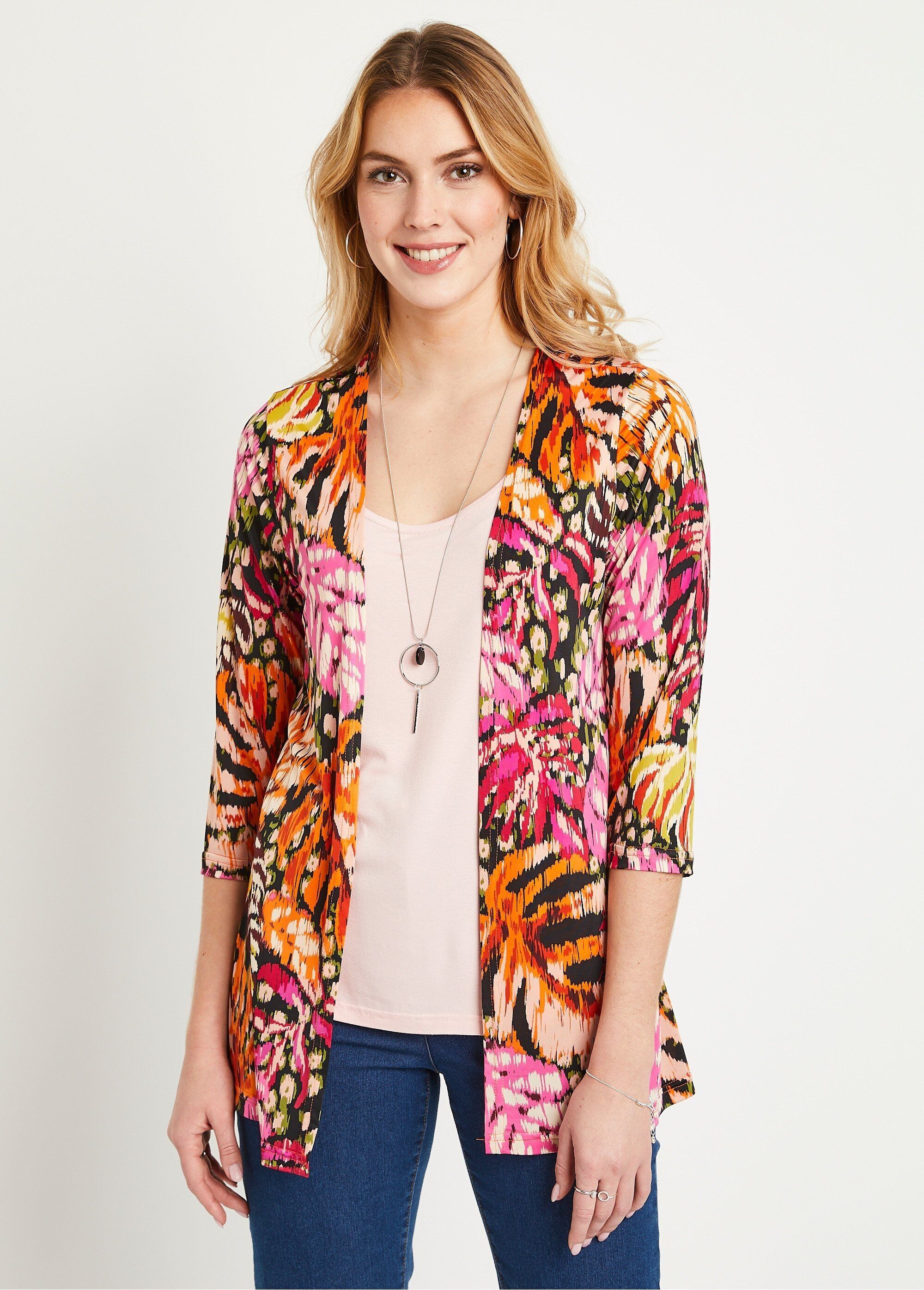 T-shirt lunga stampata 2 in 1