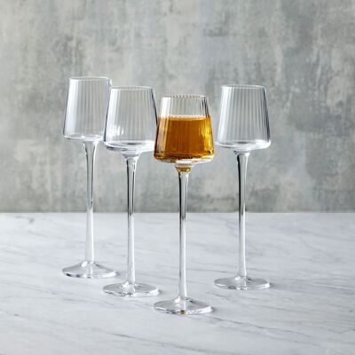 Set di 4 bicchieri da liquore trasparenti Empire - bicchierini da shot