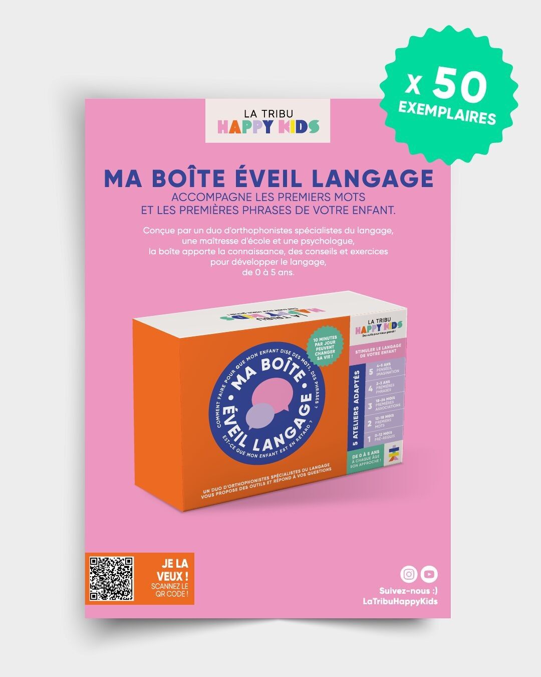 Flyers (Pack x50): My Language Awakening Box