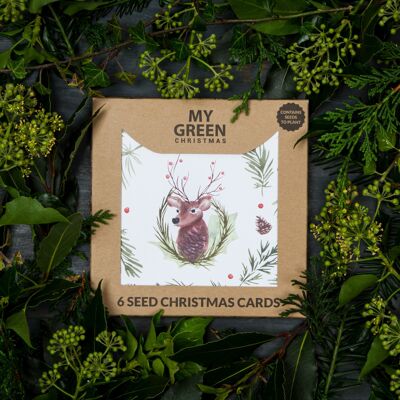 Seed Christmas Cards - Box of 6