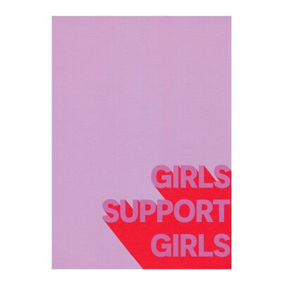 "Girls Support Girls" Print