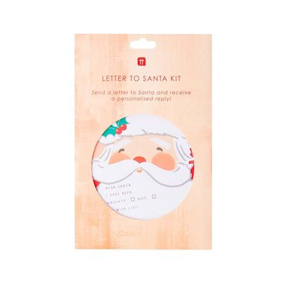 Kit per lavoretti con la lettera di Babbo Natale