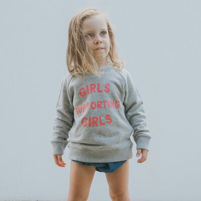 Girls Supporting Girls' Sweatshirt (Grey)