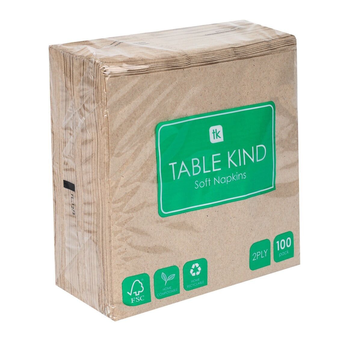 Table Kind Braune Kraftpapierservietten - 100er-Pack