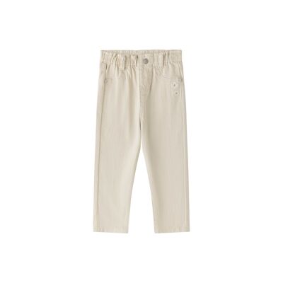 Pantalón Vaquero Color Verde Bebé Niña