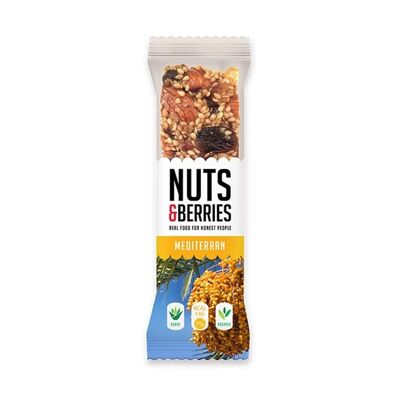 Mediterranean Nuts&Berries bar 40g