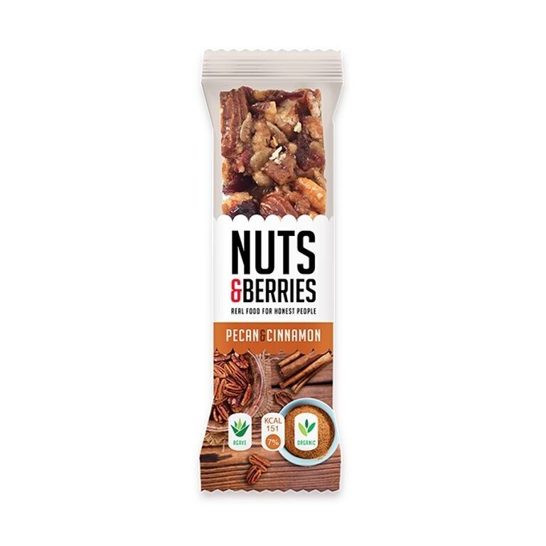 Barretta Noci e Cannella Nuts&Berries 30g