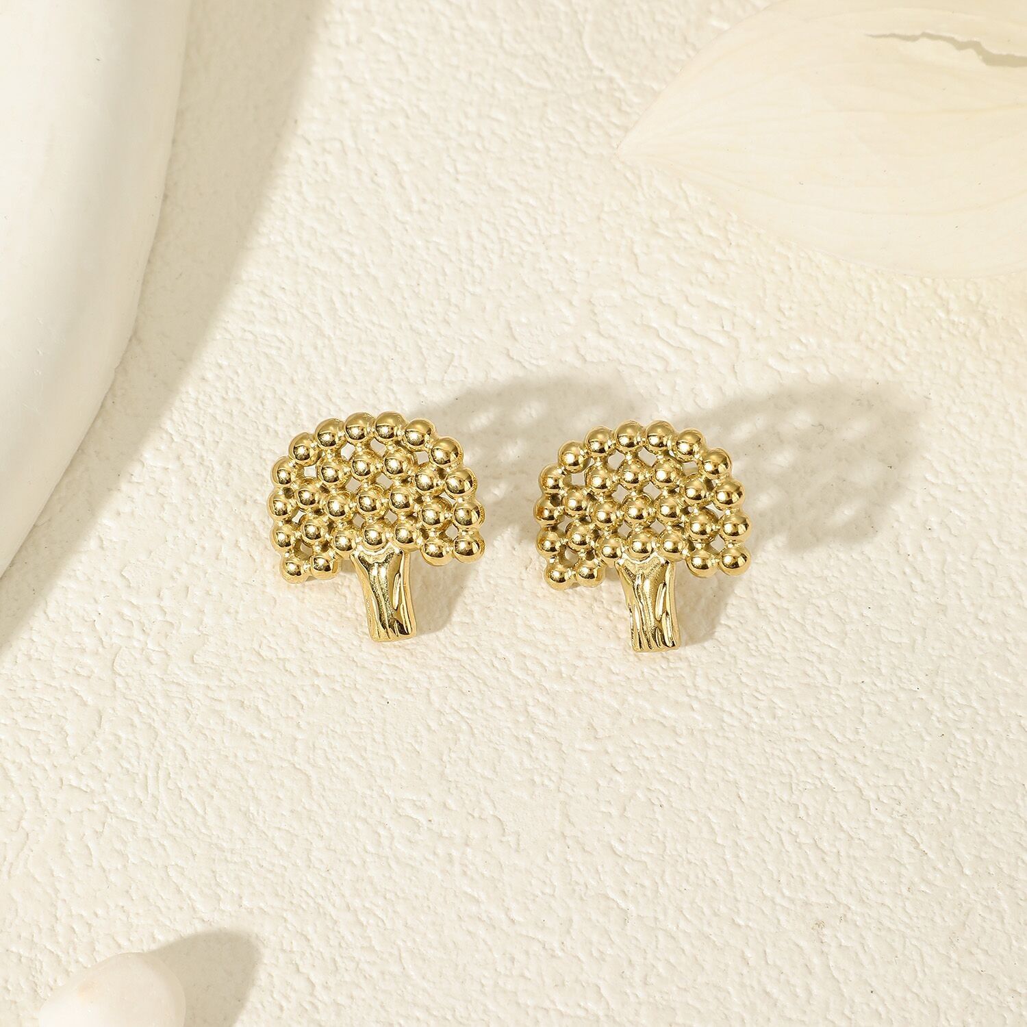 Orecchini ad albero d'oro