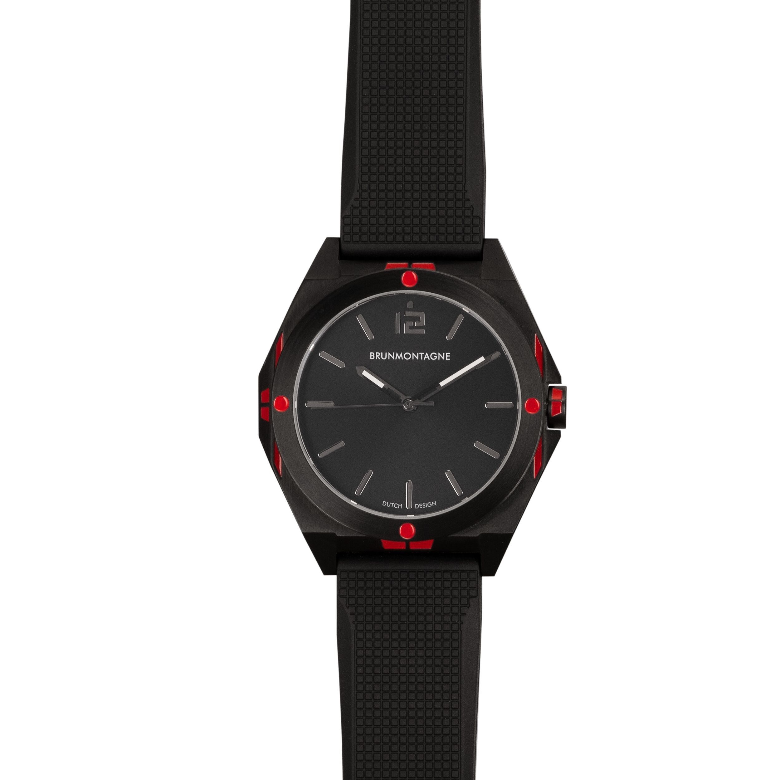 Rappresentante originale Zwart/Rood 42mm