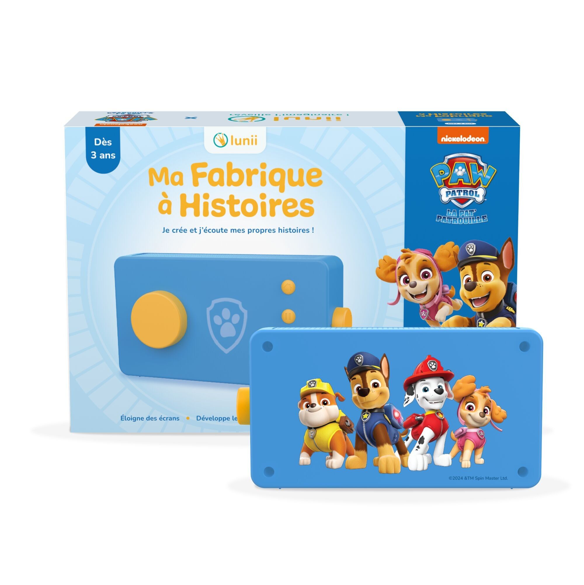 Lunii – My Story Factory Limited Edition Paw Patrol – Narratore interattivo per bambini dai 3 anni in su