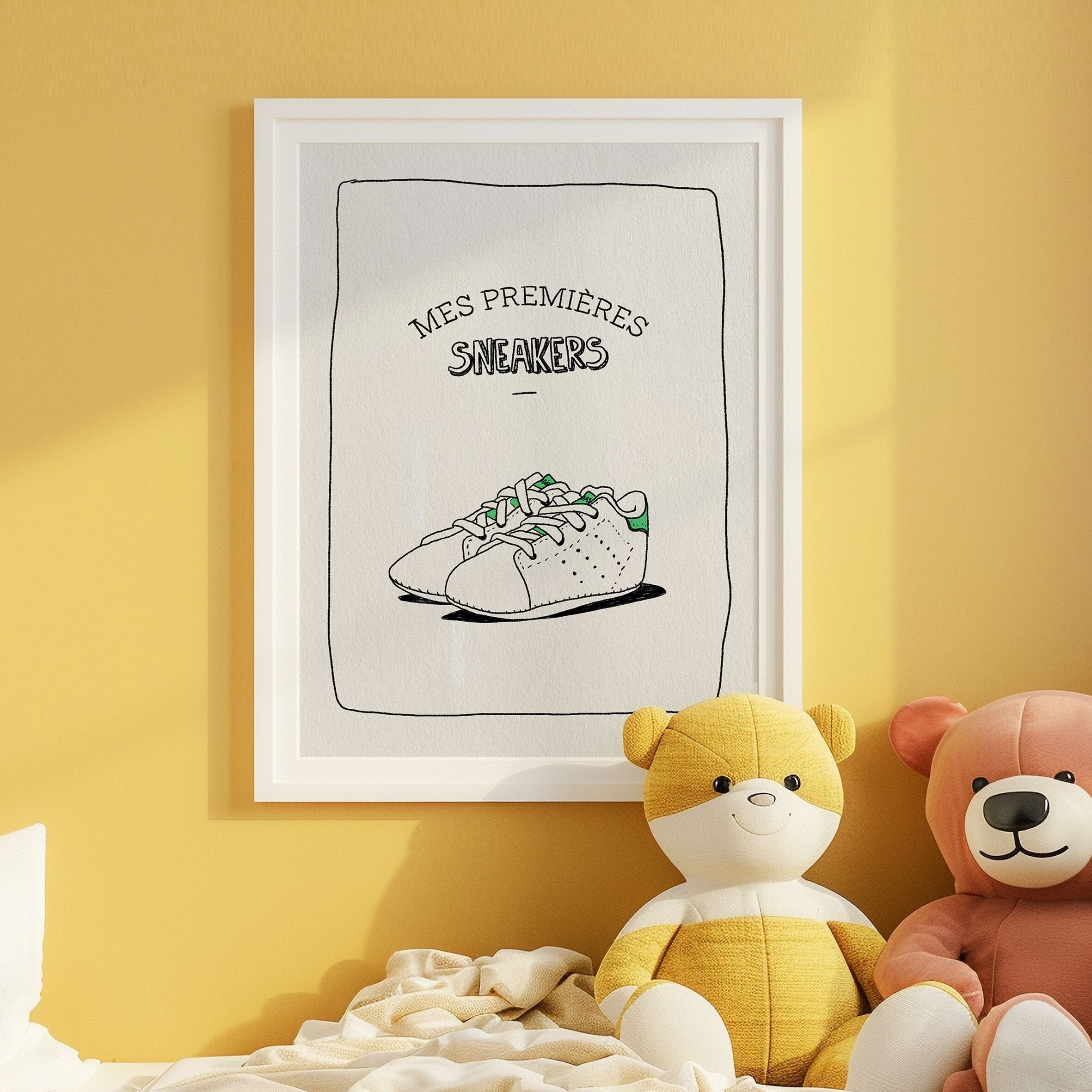 Poster-Sneakers, mein erstes Stan-Smith-Baby