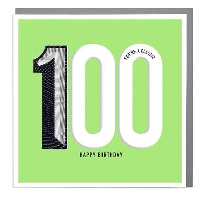 100th Happy Birthday Card 2
