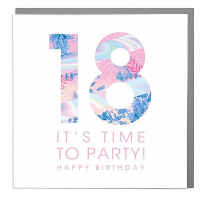 18 It's Time to Party Card
